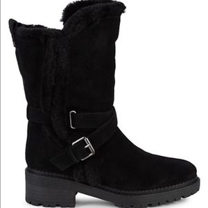 Sam Edelman suede faux fur boot